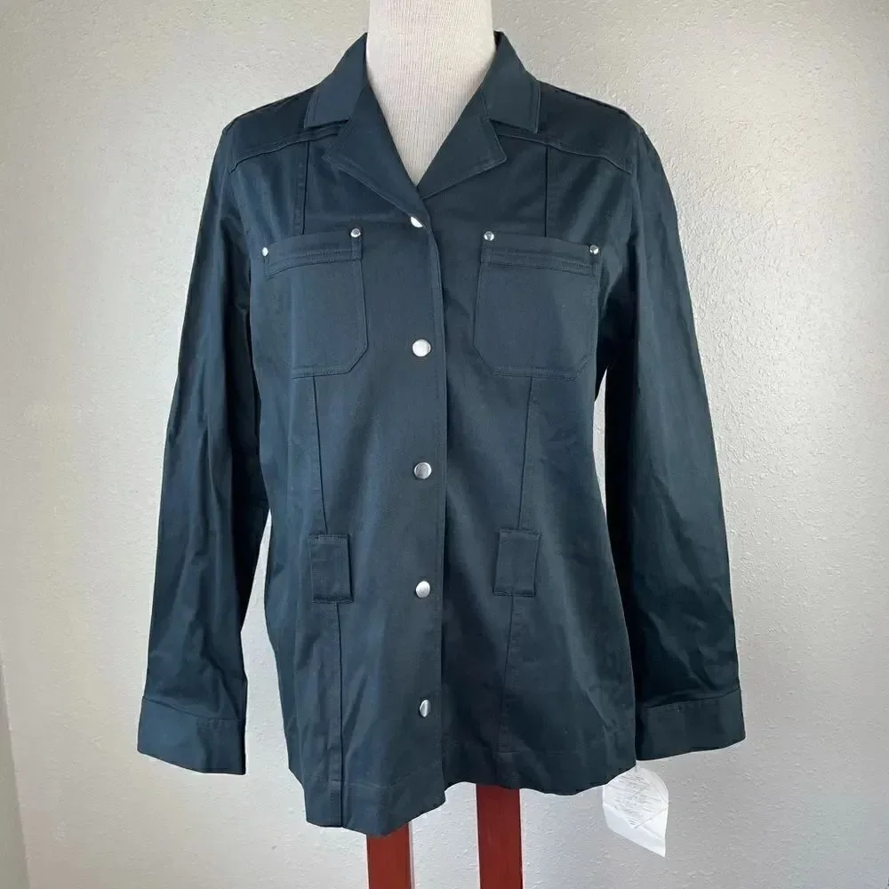 NWT Liz Claiborne Matching Black Jacket & Skirt